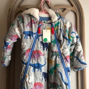 Mini (baby)  Boden cozy all in one suit NWT